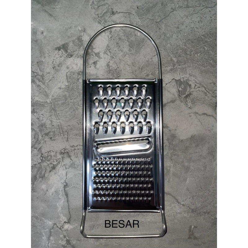 Parutan serbaguna 3in1 stainless / Parutan wortel kentang keju