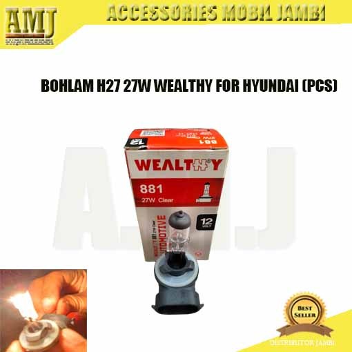 bohlamp H27 27W Wealthy for hyundai