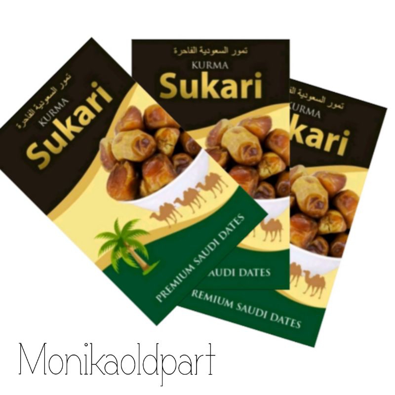 

Sticker Kurma Sukari Premium Saudi Dates