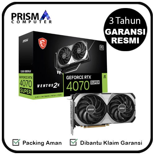 VGA MSI RTX 4070 SUPER 12G VENTUS 2X OC 12GB GDDR6X