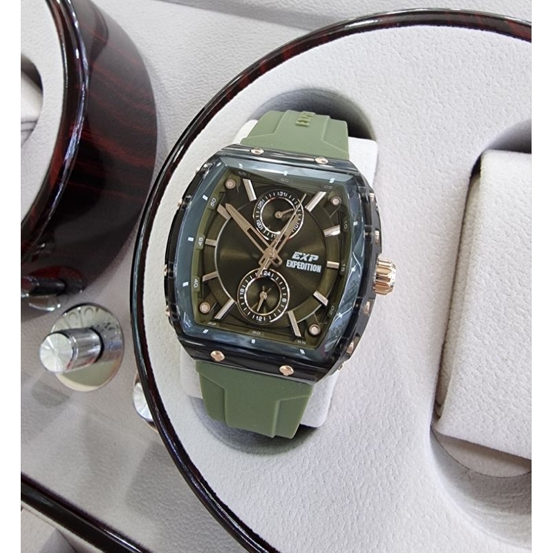 Jam tangan Wanita Original Expedition E6814M Green