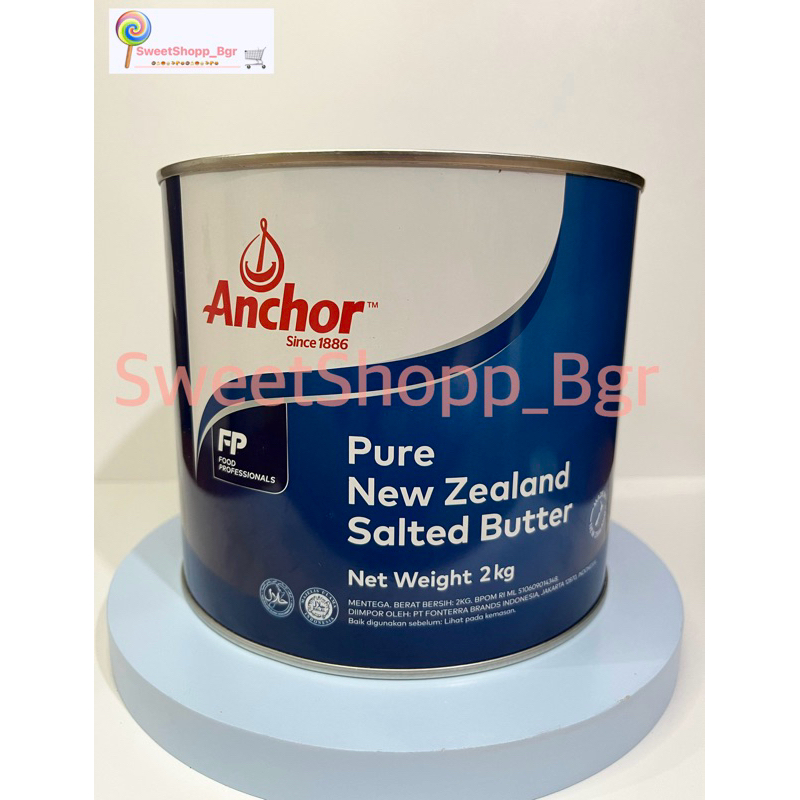 

ANCHOR SALTED BUTTER 2 KG / MENTEGA ANCOR 2 KG / ANCHOR PURE NEW ZEALAND SALTED BUTTER 2 KG