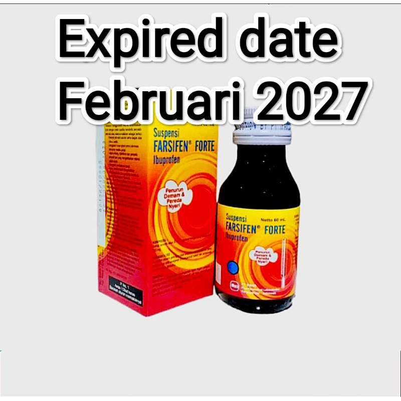 FARSIFEN FORTE IBUPROFEN SIRUP 60 ML ( PENURUN DEMAM ANAK)