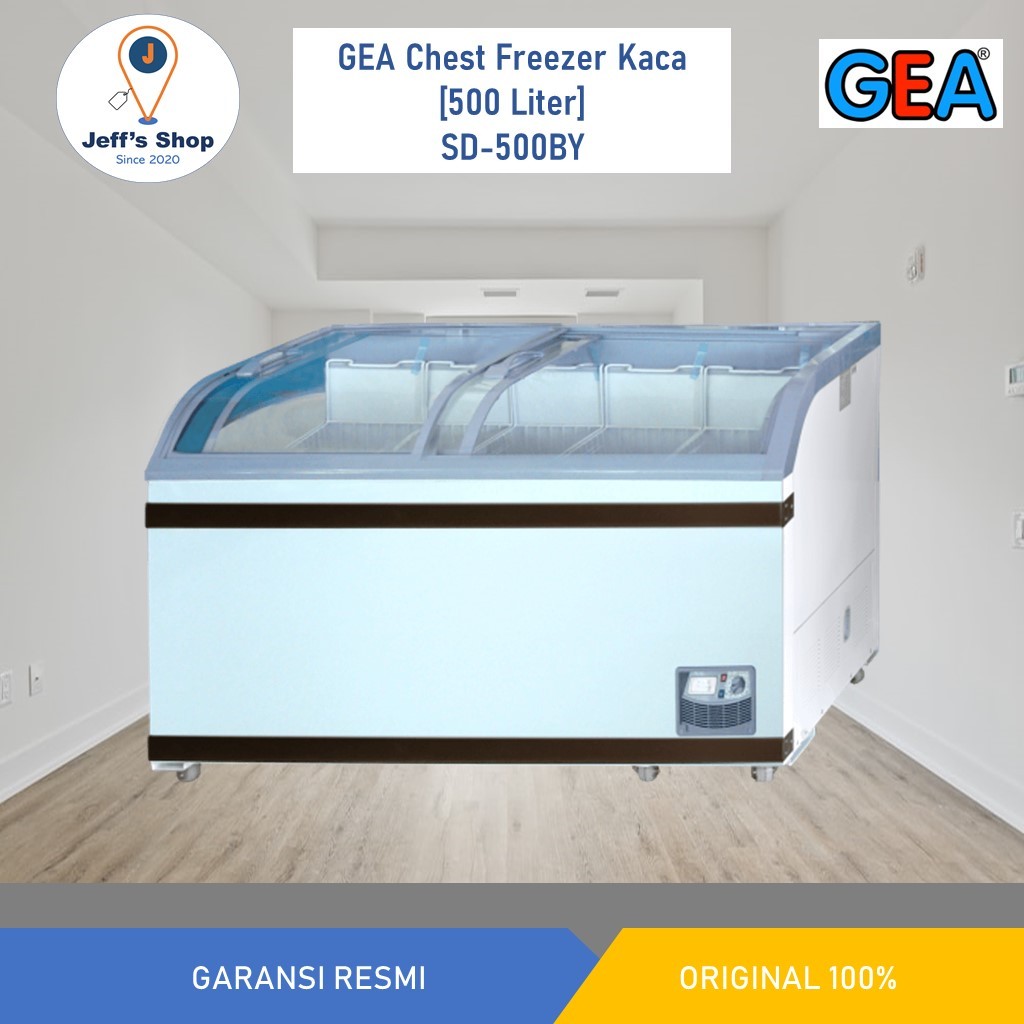 GEA Chest Freezer / Freezer Box Kaca [500 Liter] SD 500BY