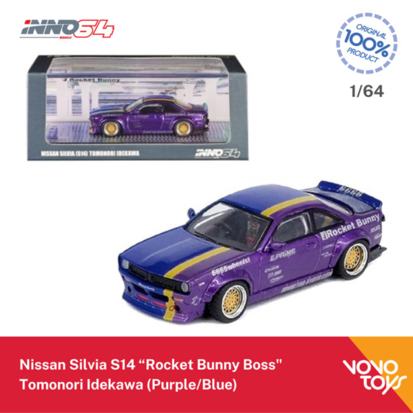 Jual Inno 1/64 Nissan Silvia S14 Rocket Bunny Boss Tomonori Idekawa Inno64 Diskon