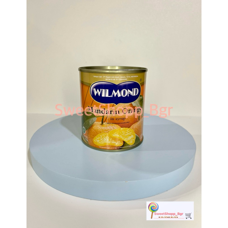 

WILMOND MANDARIN ORANGE 312 gr / WILMOND JERUK MANDARIN KALENG 312 gr / WILMOND MANDARIN ORANGE IN SYRUP 312 Gr