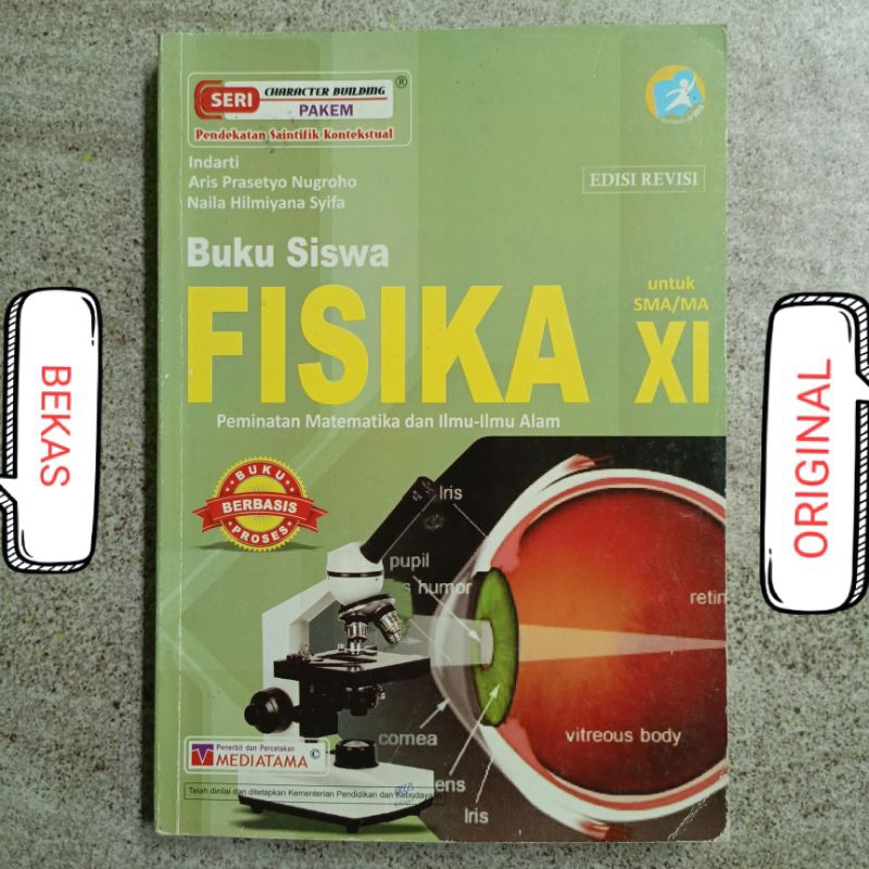 Buku Fisika kelas 11 XI 2 II MA SMA Penerbit Mediatama Kurikulum 2013 Edisi Revisi Berbasis Proses B