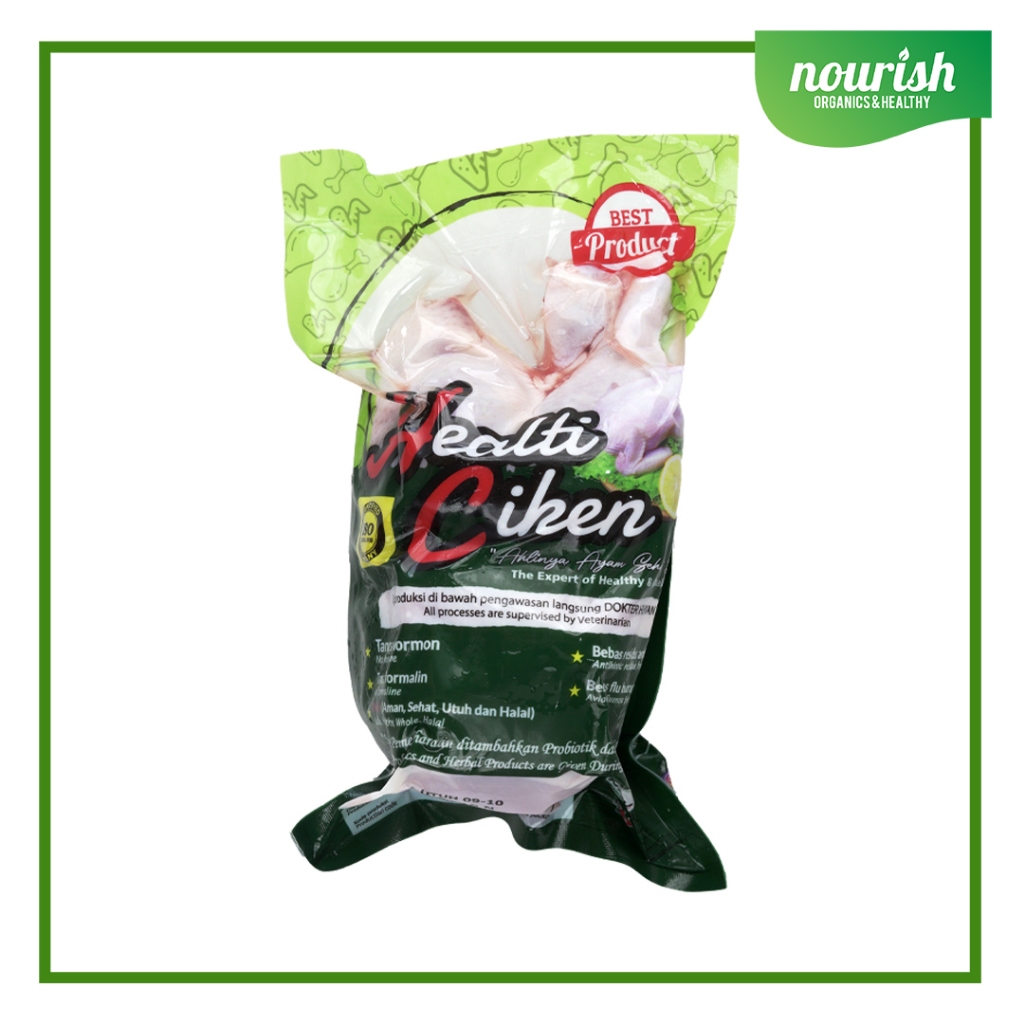 

Healti Ciken Ayam Karkas Utuh Probiotik Halal 900-1000gr-Jakbar