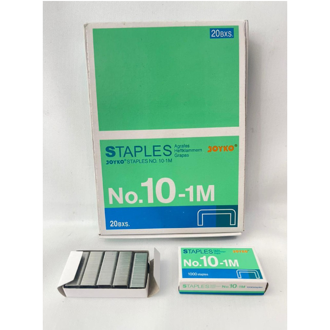 

Isi Staples Joyko No 10 - 1M. 1 Pak (20 Kotak)