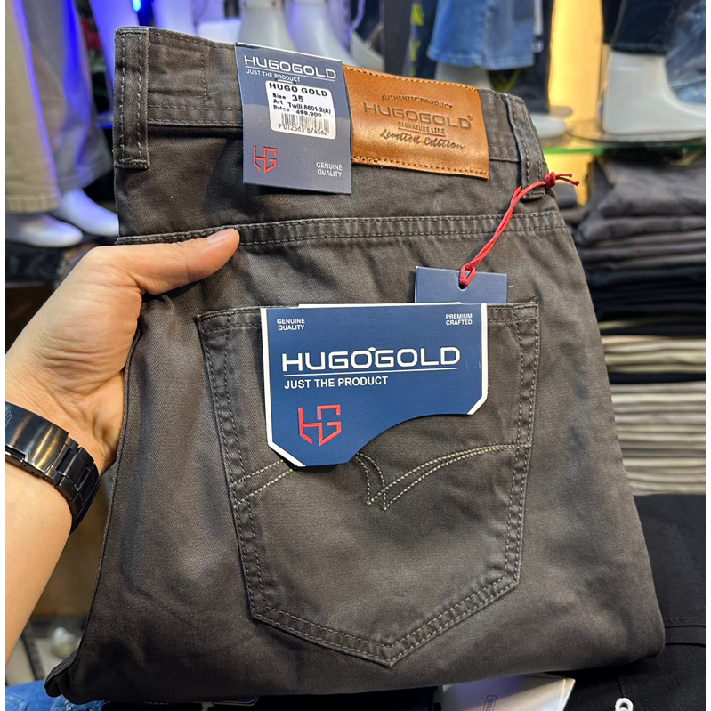 Celana panjang kanvas pria HUGO GOLD/celana kanvas pria original/celana kanvas pria/celana kanvas/ce