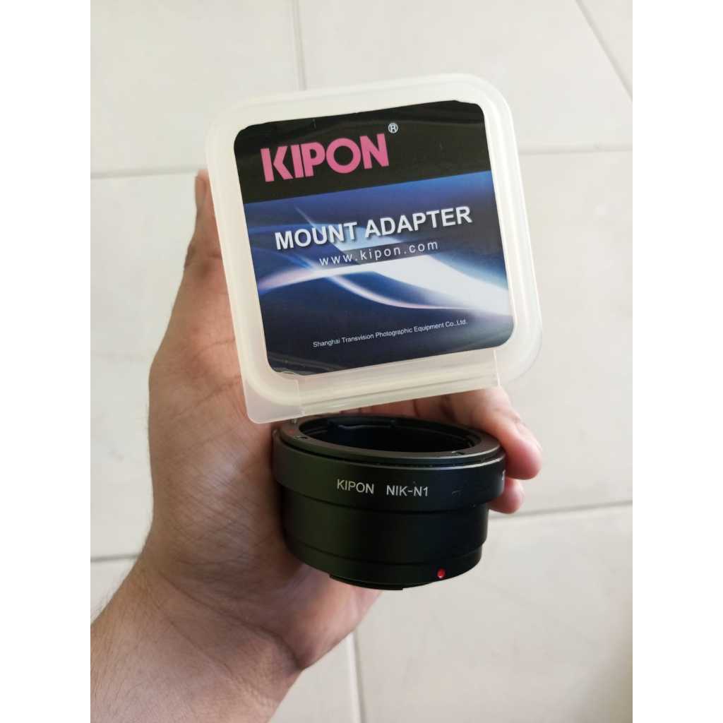 Adapter Manual NIKON mirrorless 1 (j1,j2,j3,j4,j5,v1,v2) to Nikon dslr lens