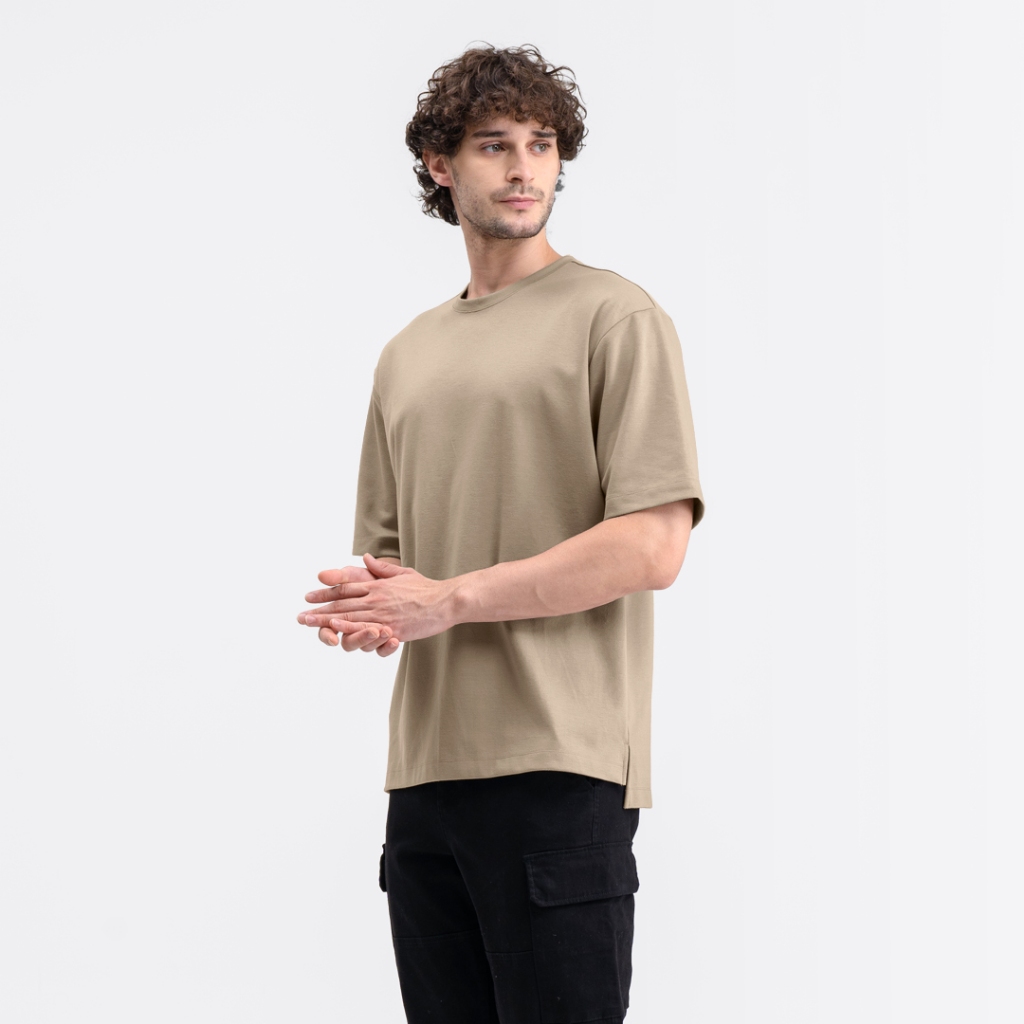 Livehaf - Boxy Ease Tee Latte