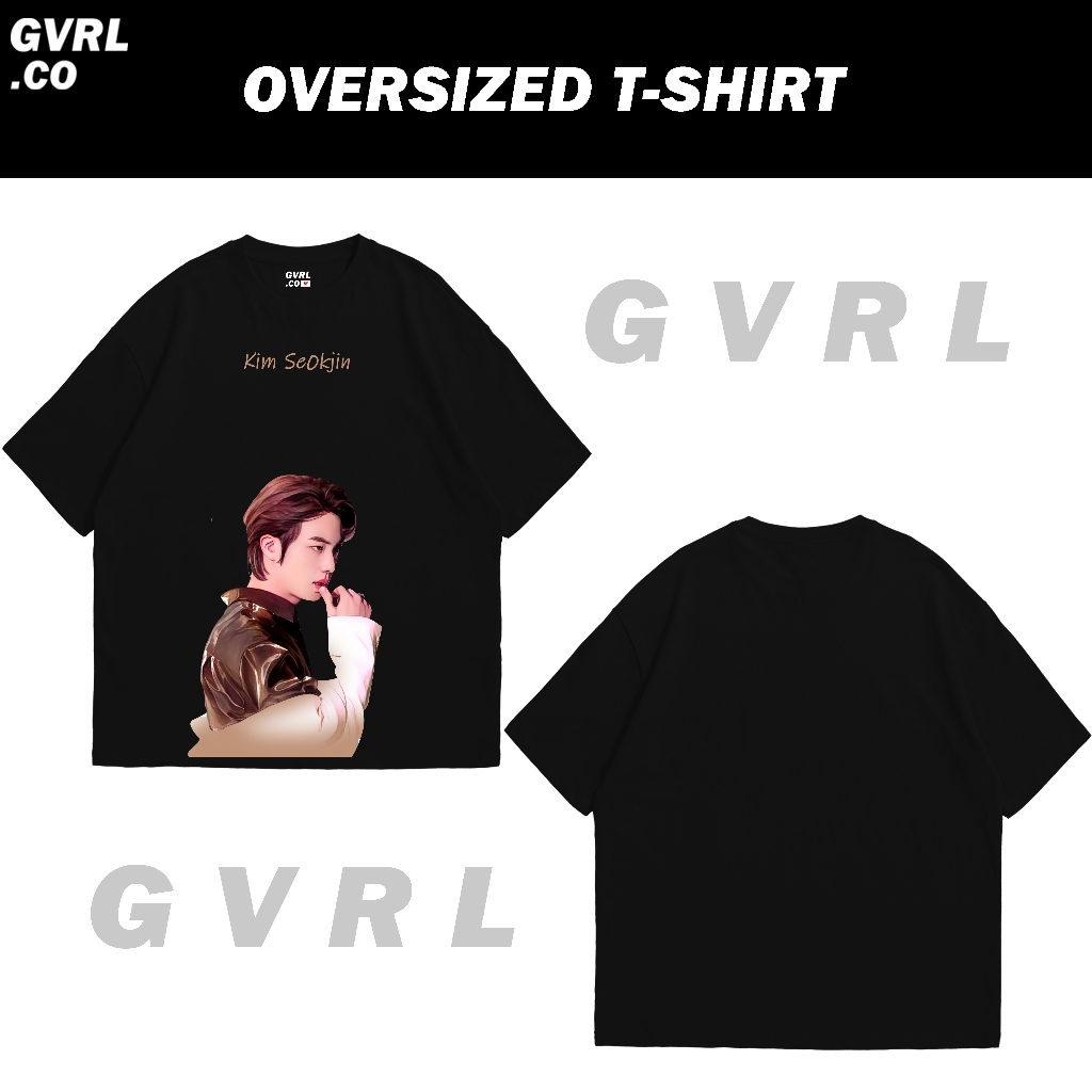 Kaos Kim Seokjin BTS - Kaos Oversize BTS