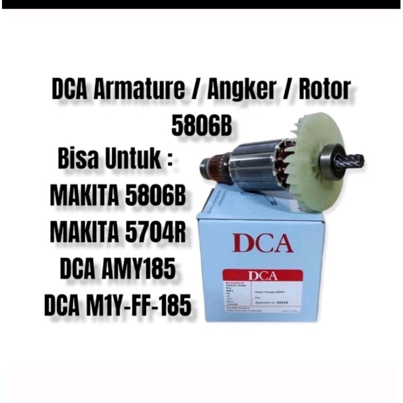 DCA Armature 5806B 5806 B Angker Circular Saw Makita 5704R Rotor AMY 185 M1Y-FF-185 DCA