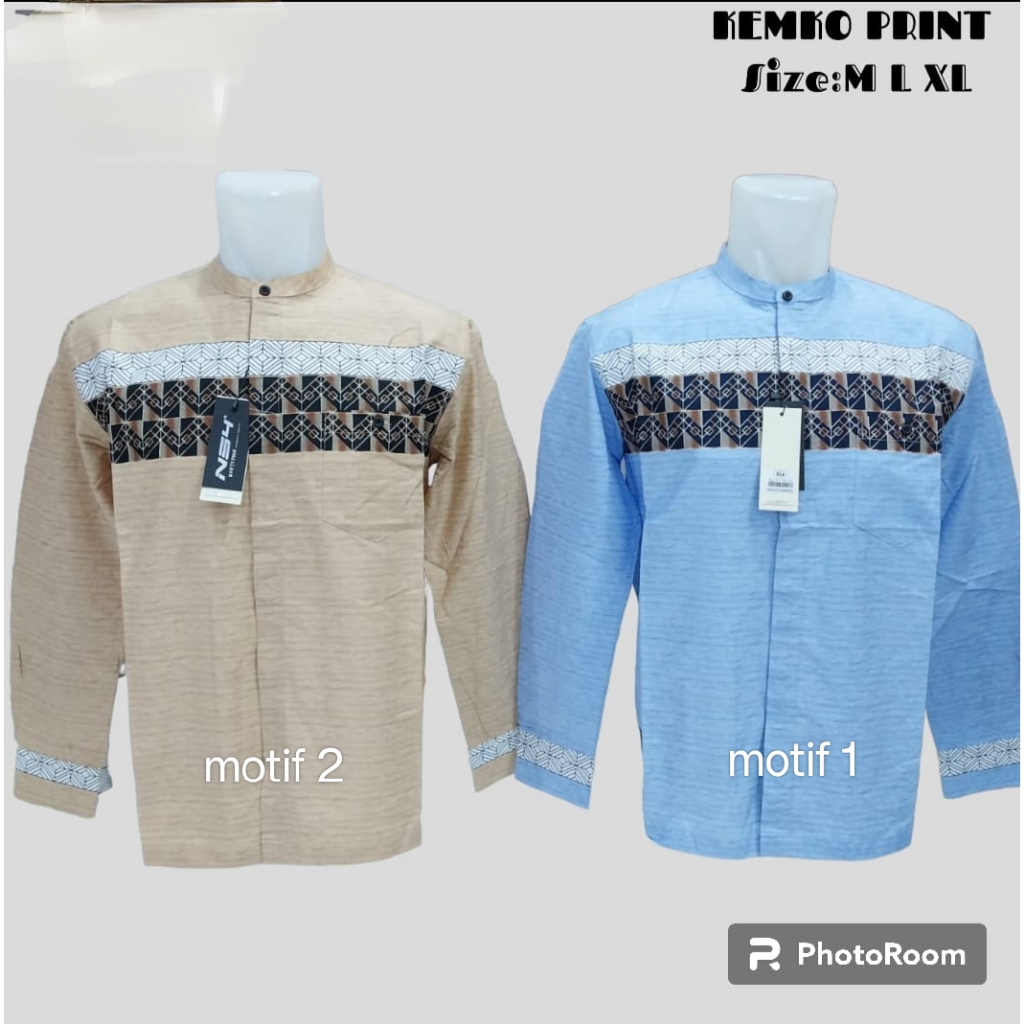 Baju Koko Pria Tangan Penjang✓Koko N54✓Baju Koko Pria