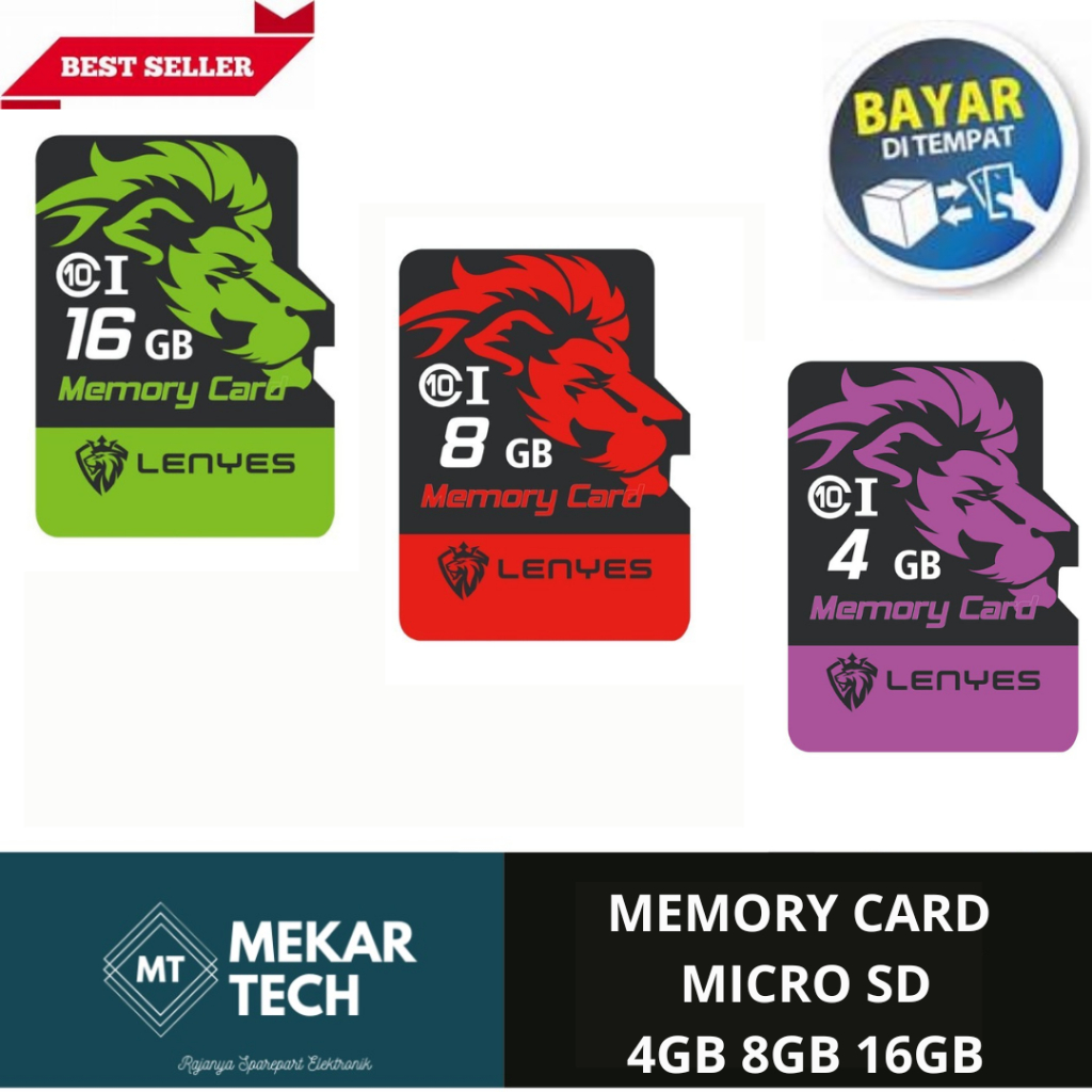 MEMORY CARD LENYES MICRO SD 4GB 8GB 16GB