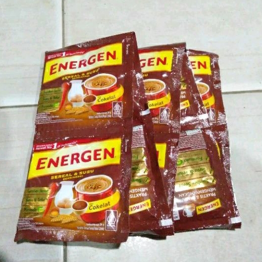 

10 pcs atau 1 Renceng ENERGEN RASA COKELAT Sereal dan Susu Bersinergi