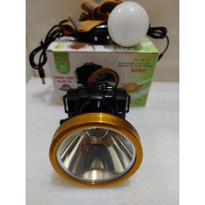 Sunpro Headlamp LED Senter Kepala LED Sunpro SL8818 35 Watt Senter LED Dimmer