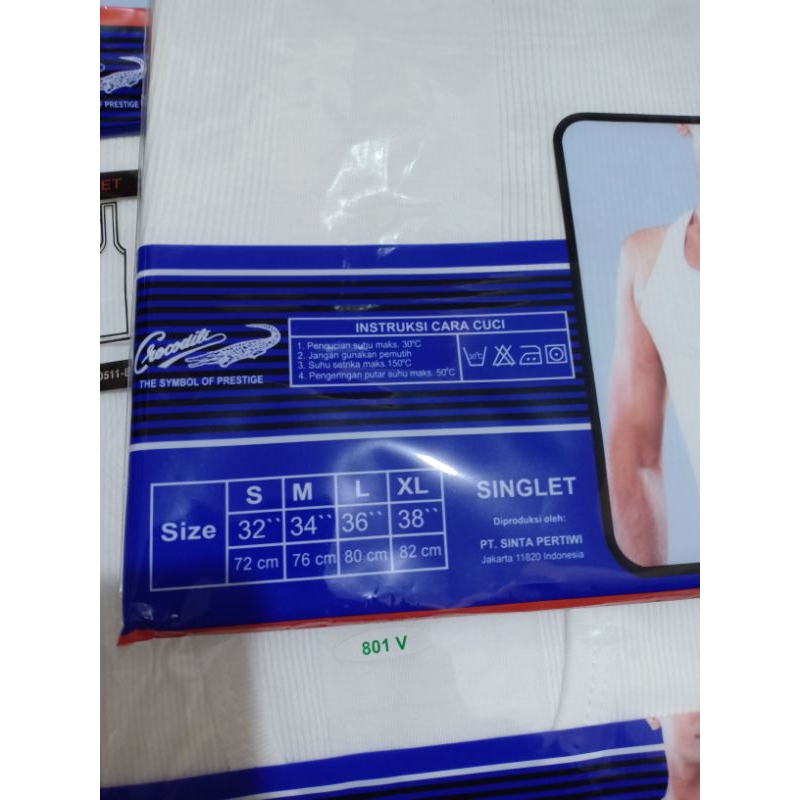 RJ4 crocodile singlet pria dewasa s-xxl kaos dalam crocodile 801 / singlet crocodile ,kaos dalam