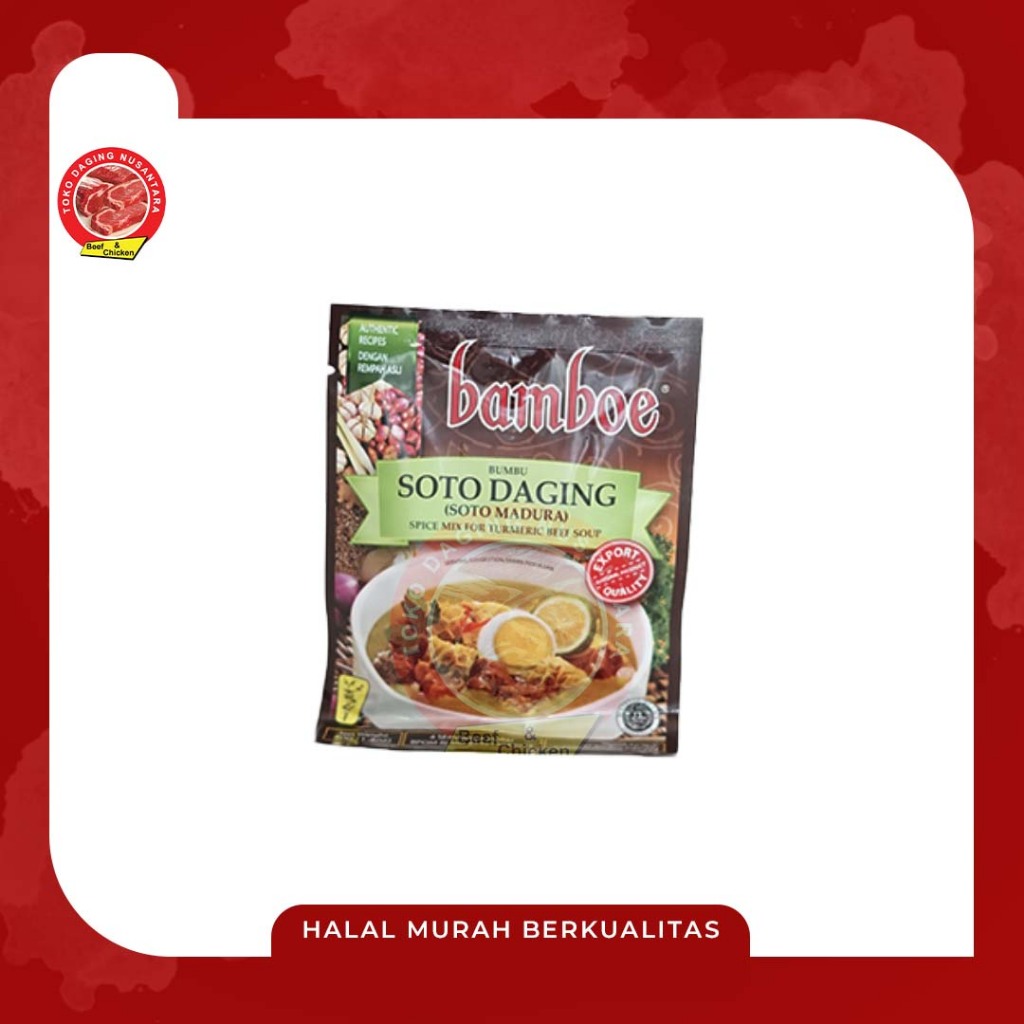 

BAMBOE BUMBU SOTO DAGING (SOTO MADURA) 40GR