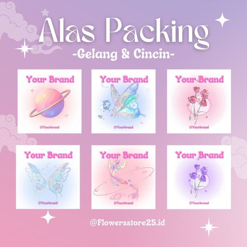 

Alas Packing Papers Aksesoris Manik Manik Gelang Cincin part II