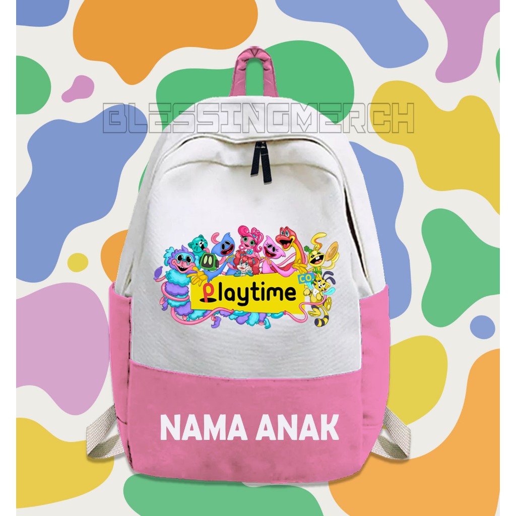 TAS RANSEL POPPY PLAYTIME HUGGY WUGGY TAS ANAK SEKOLAH