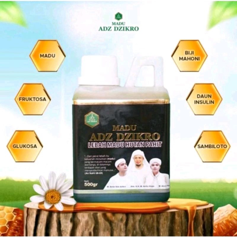 

Madu Adz Dzikro Hutan Pahit 500 Gram