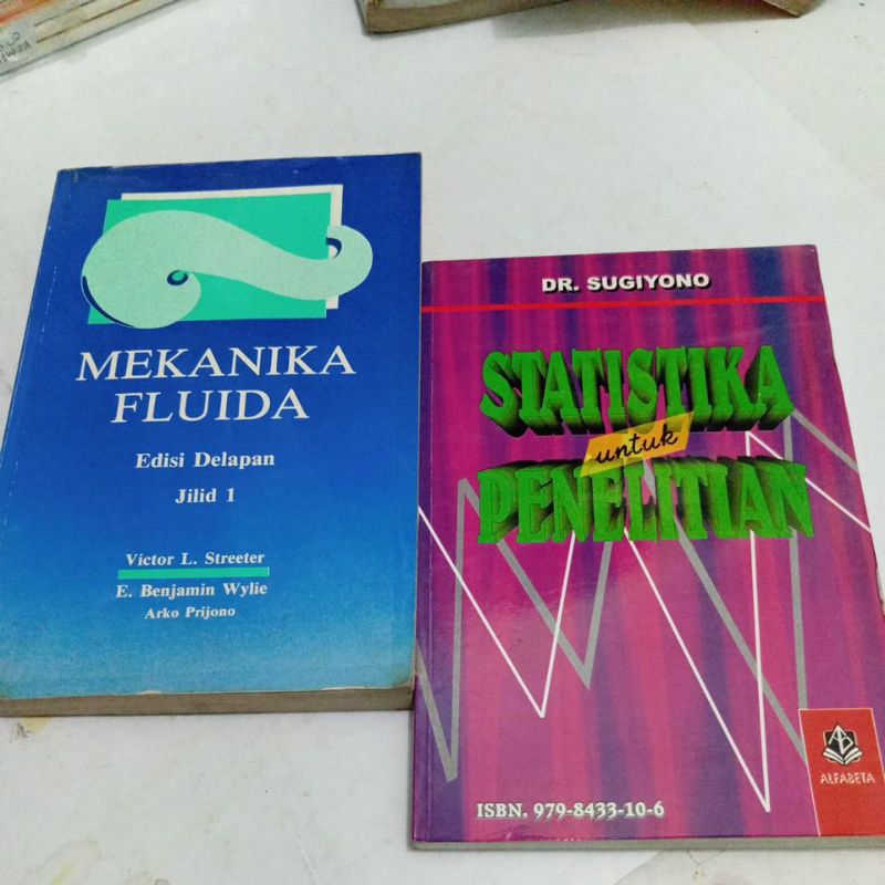 Ori Statistika untuk penelitian / Mekanika fluida edisi delapan jilid 1
