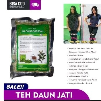 

teh diet daun jati cina