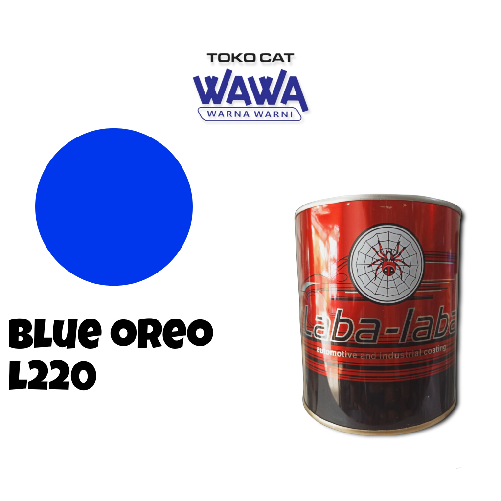 laba laba cat duco nc solid biru 1kg