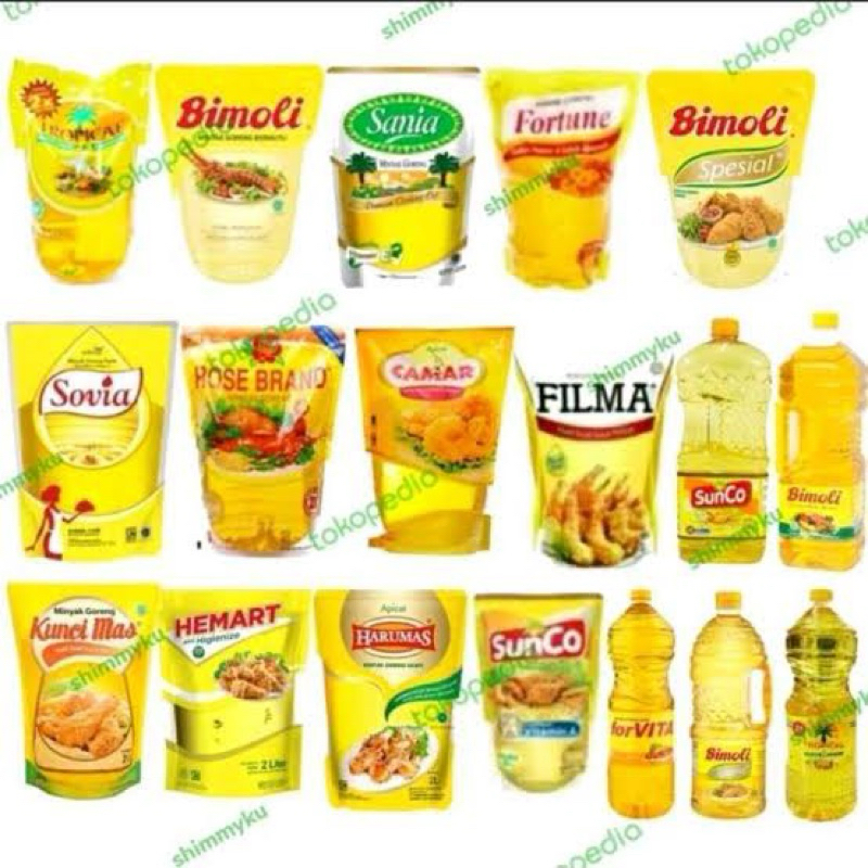 

MINYAK GORENG 2LITER MERK RANDOM