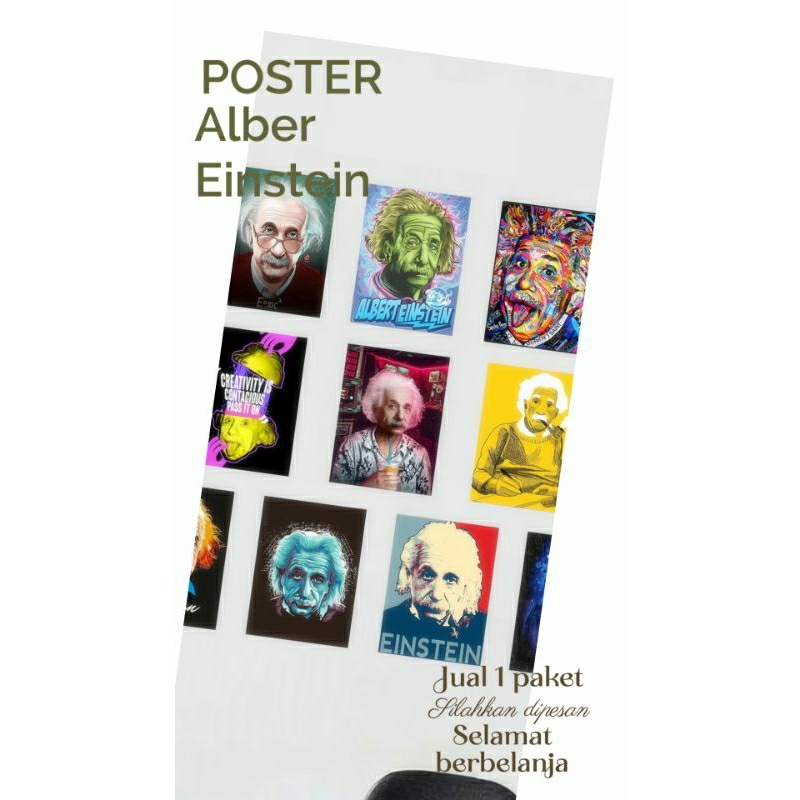 Poster Dinding Alber Einstein