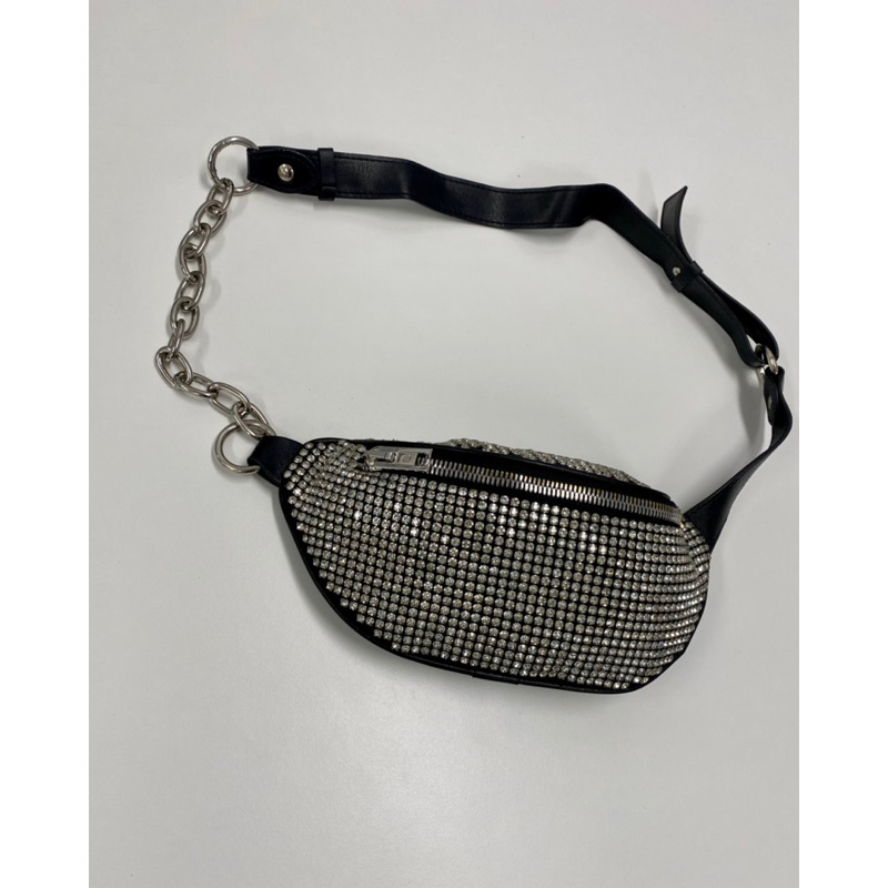 Alexander wang Attica Rhinestone Belt Bag