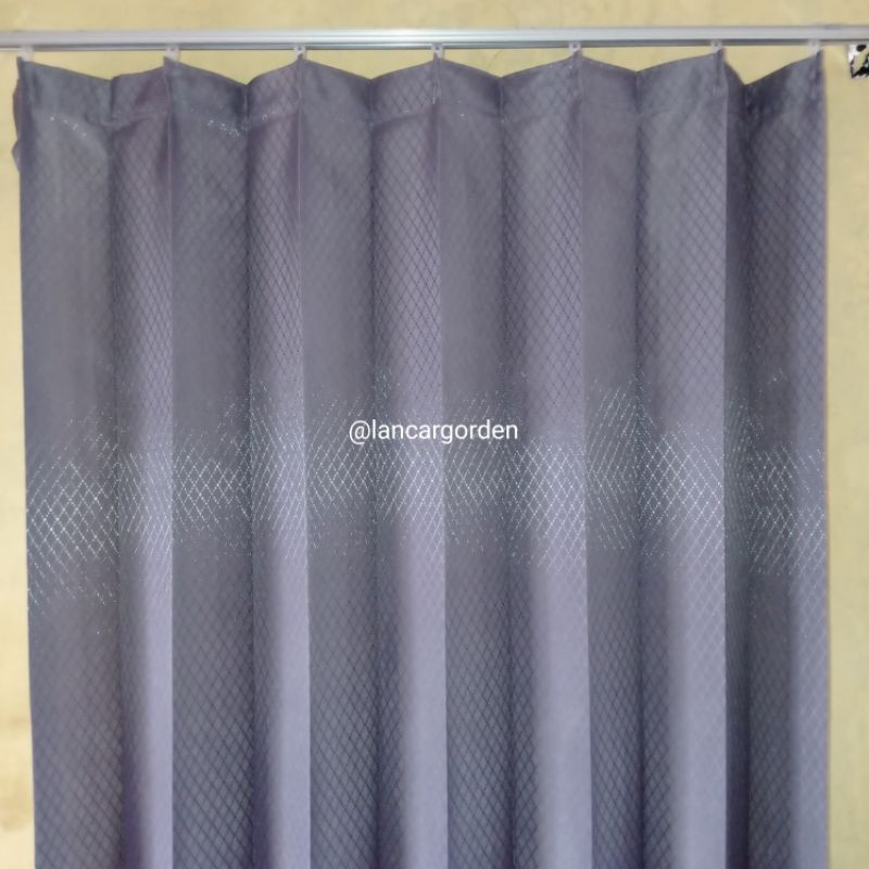 GORDEN JENDELA PANJANG PLISKET POLOS / KORDEN PINTU / TIRAI JENDELA UKURAN 200X200