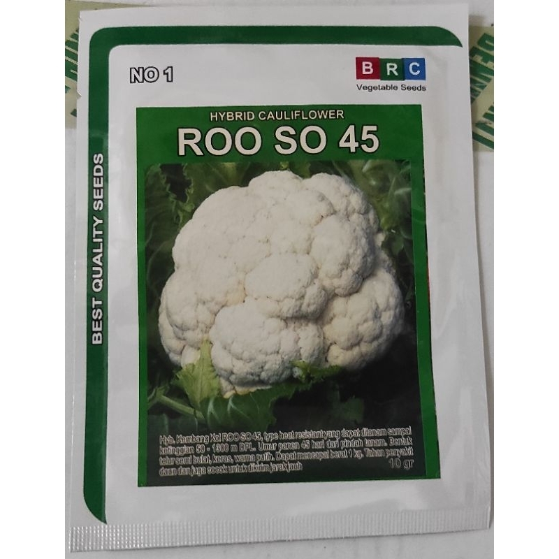 Benih burkol / bunga kol ROO SO 45 F1 10 gram