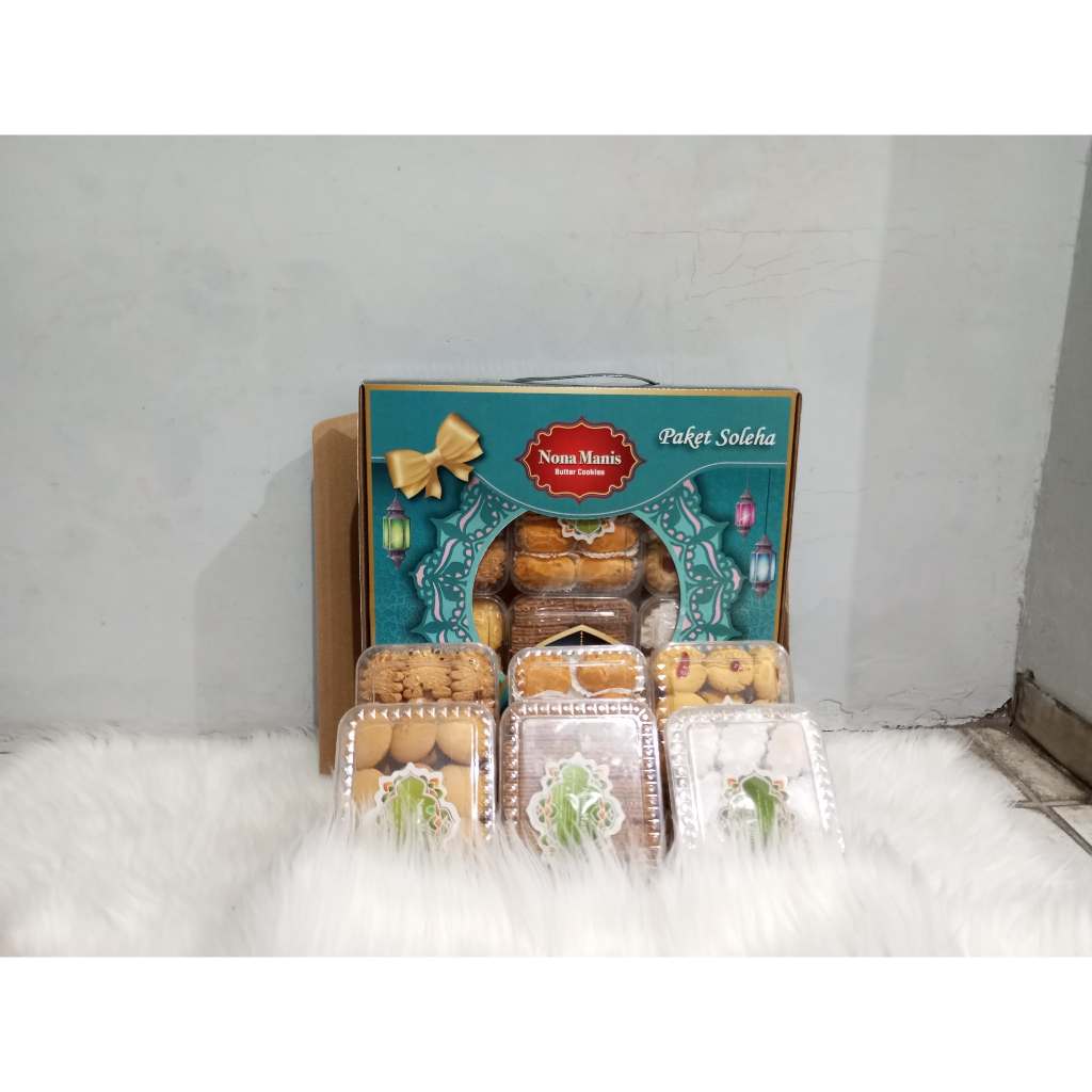 

Kue Lebaran 2024 Murah - Kue Kering Nona Manis Paket Soleha Original