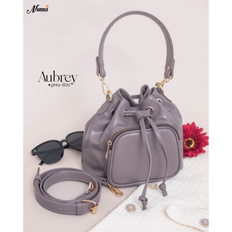 Aubrey Bucket Bag Grey by Nunna Bag and Shoes| Tas Lokal Berkualitas Cantik Bahan Lentur dan Awet