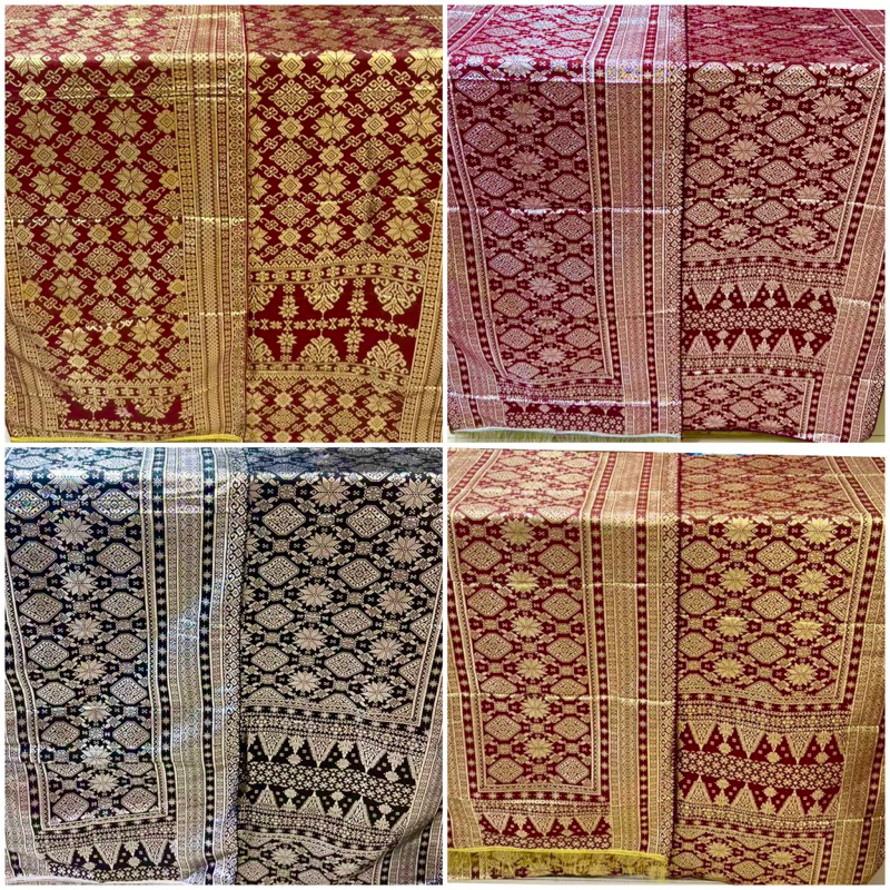 Songket Lepus tenun mesin premium/ Songket ATBM Halusan / Obet Songket