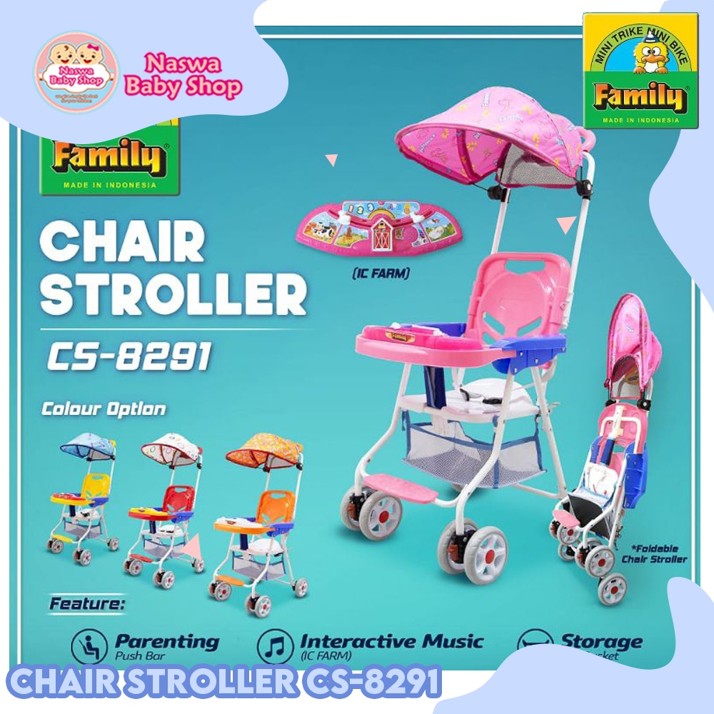 Family Chair Stroller Kursi Dorong Bayi 8291