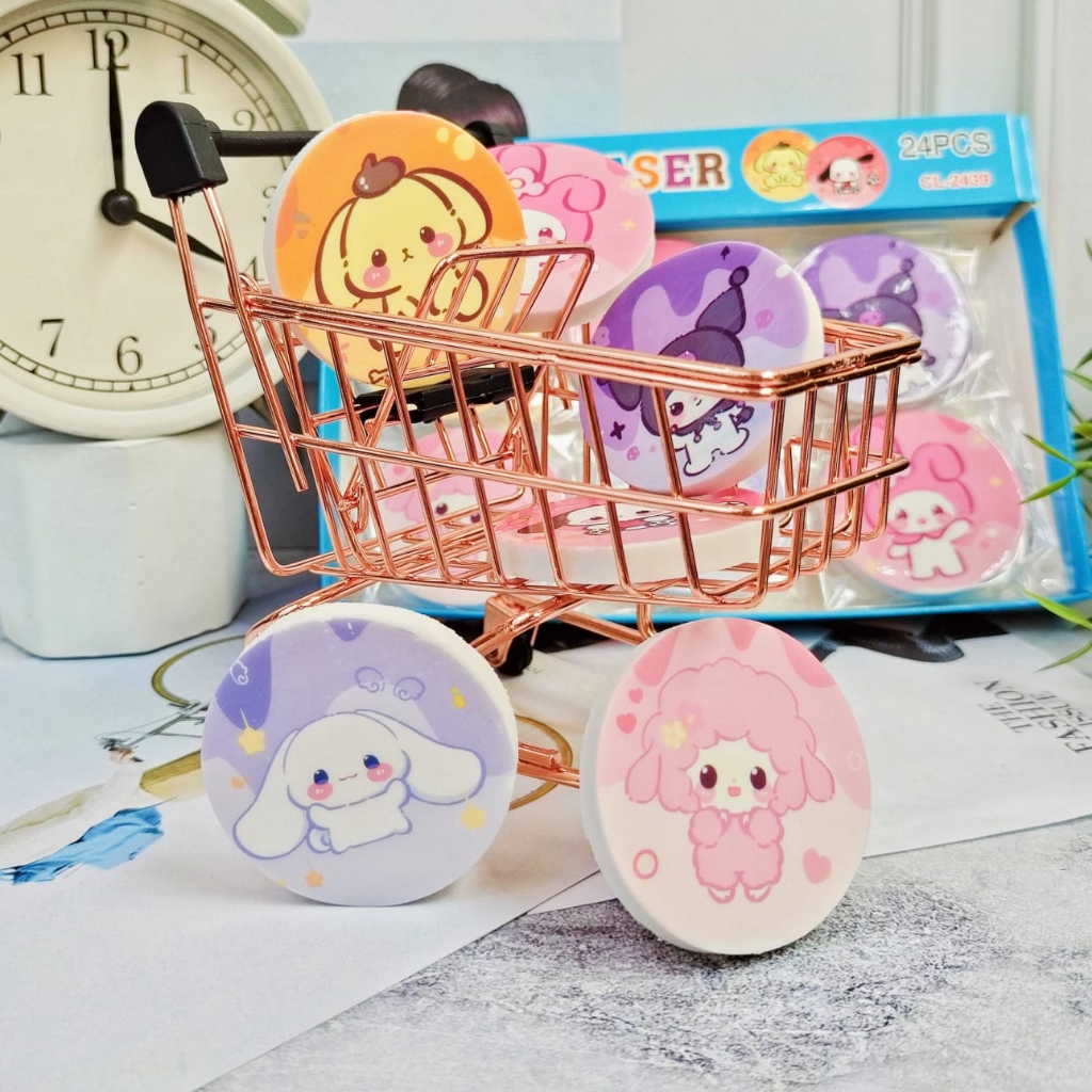 

Penghapus Sanrio Bulat 1 pcs CUTE Lucu Harga TERMURAH bisa grosir COD / Eraser SANRIO 1 pcs Bentuk Bulat Gepeng ALat Tulis Sekolah Kekinian Kualitas Terbaik Favorit Anak Best Seller