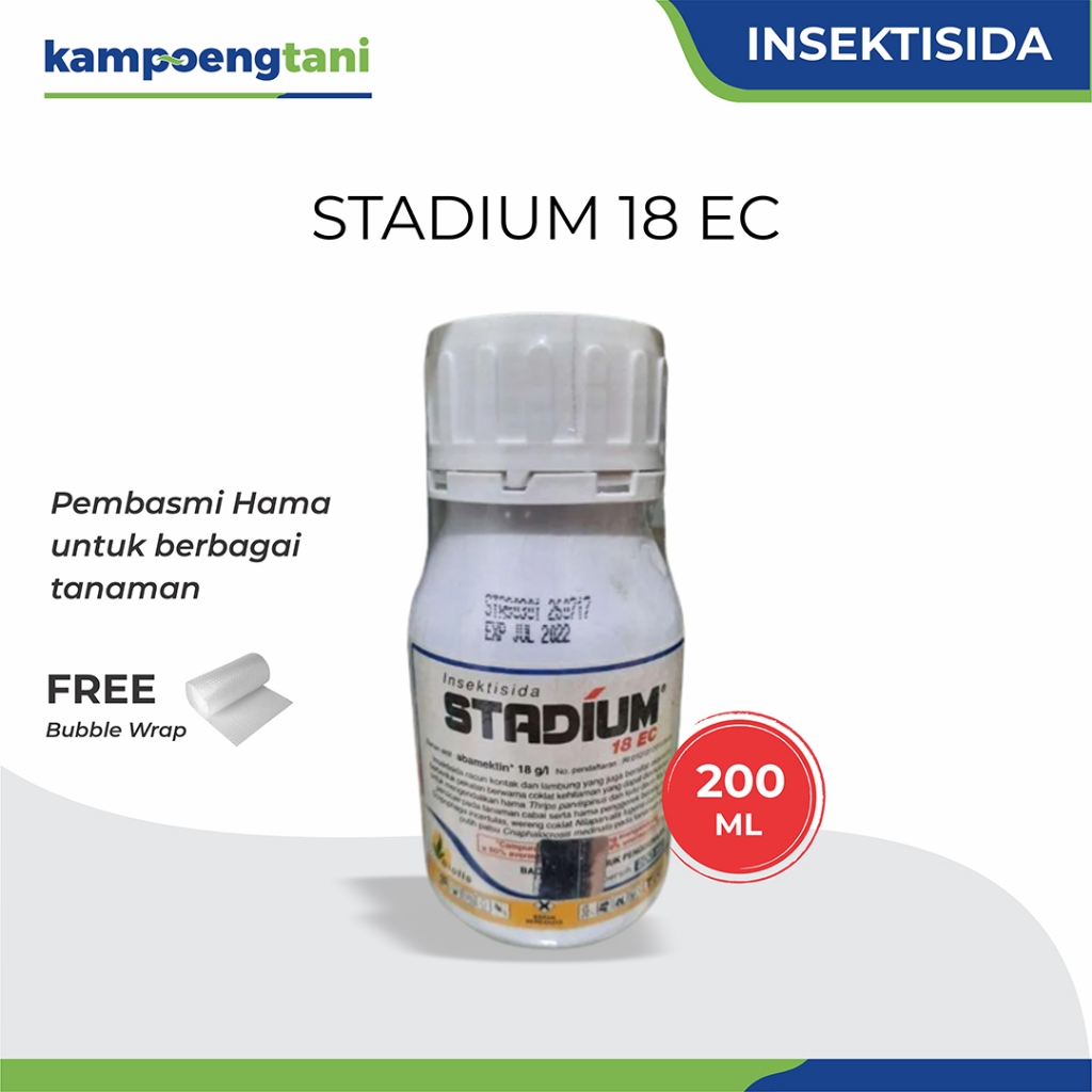 Kampoeng Tani - Stadium 18 EC 200ml Insektisida Akarisida Abamektin Obat Pembasmi Hama Tanaman