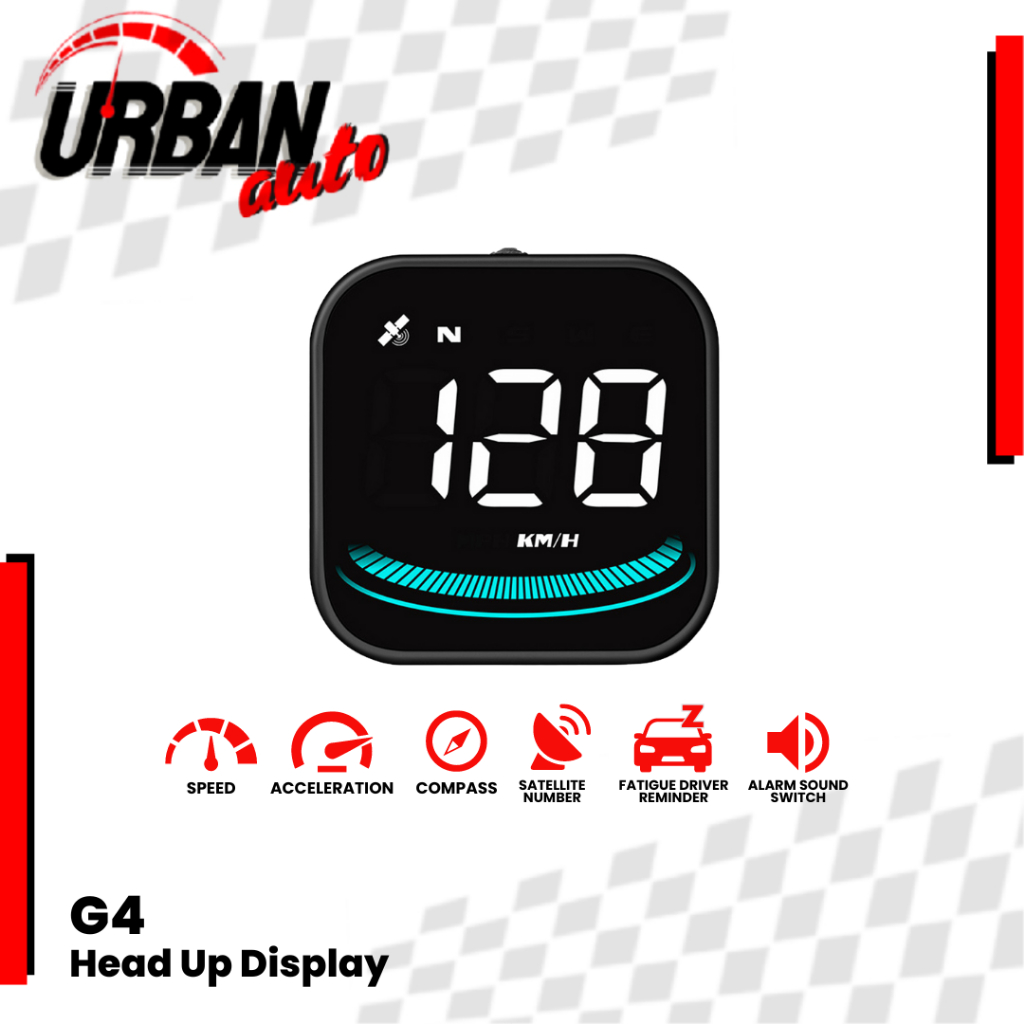 HUD G4 Head Up Display OBD2 With Over Speed Alarm System