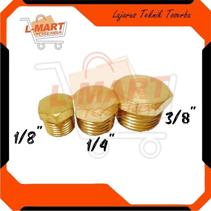 HARGA GROSIR Dop Drat Luar Kuningan TUTUP PANCING POMPA