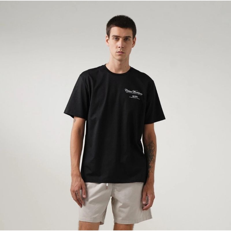 CELCIUS T-SHIRT WORDWIDE BLACK CATUN / KAOS HITAM KEREN - KAOS DISTRO BRANDED