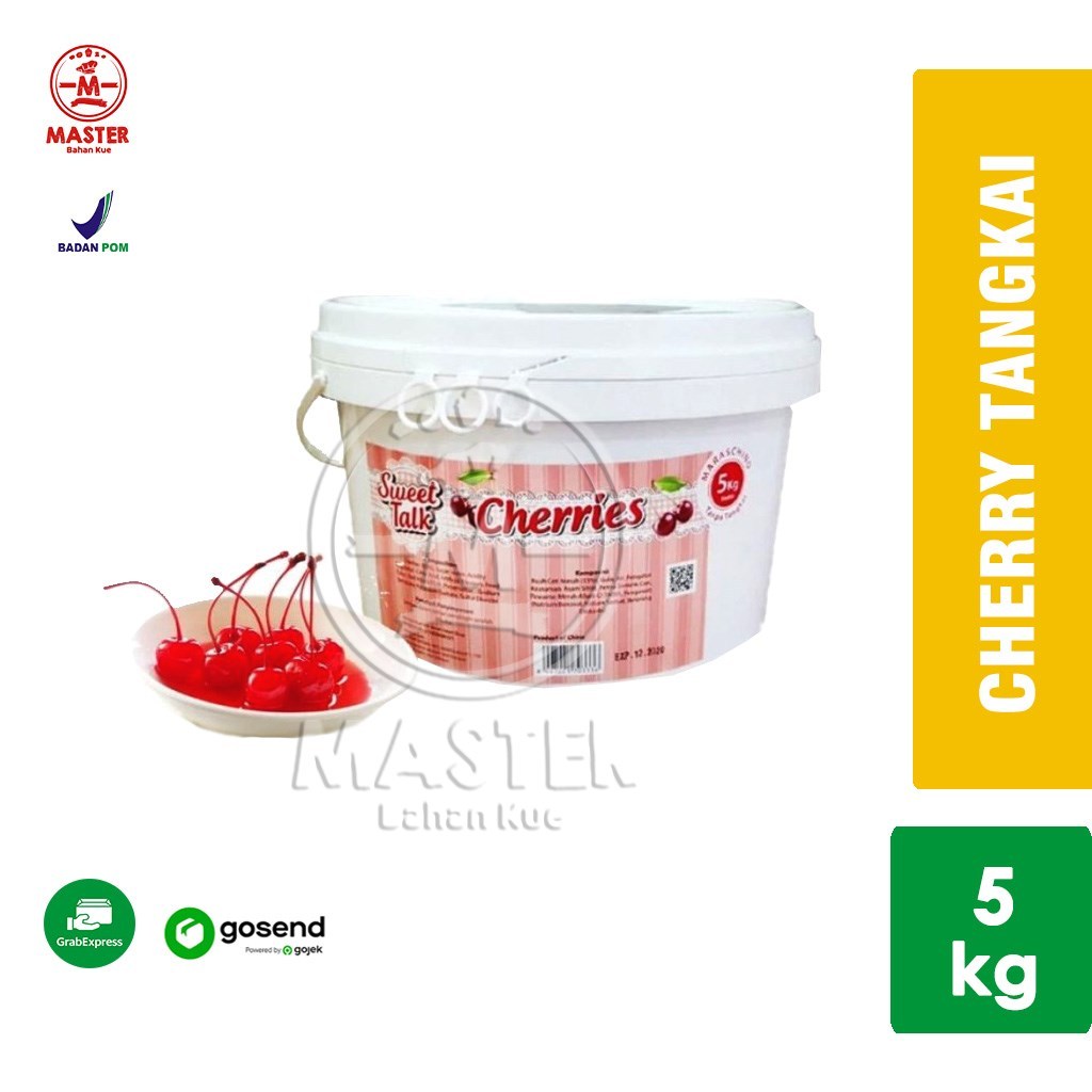 

Cherry Merah Tangkai Sweet Talk / Buah Ceri Pail 5 kg [KHUSUS INSTANT]