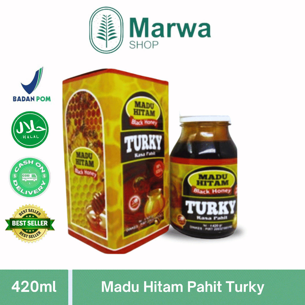 

Madu Hitam Turky Black Honey 420gr Original