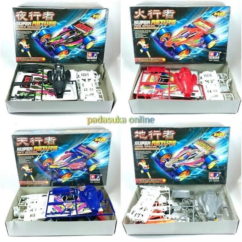 MAINAN ANAK MOBIL TAMIYA SUPER ASTUTE SPECIAL MINI 4WD SERIES - MOBIL TAMIYA RAKIT