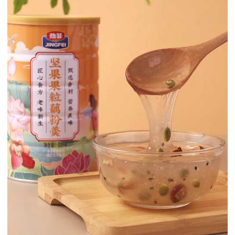 Lotus Powder Cashew Nut | Bubuk Akar Teratai Kacang Mete 520 gram