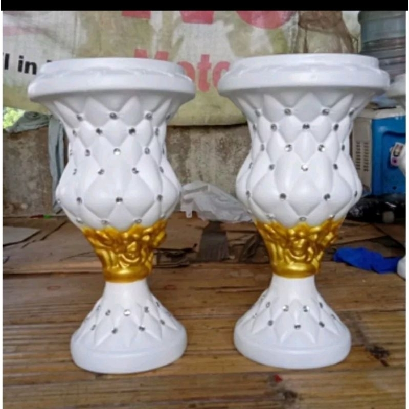 VAS DEKORASI MEJA CATERING PELAMINAN