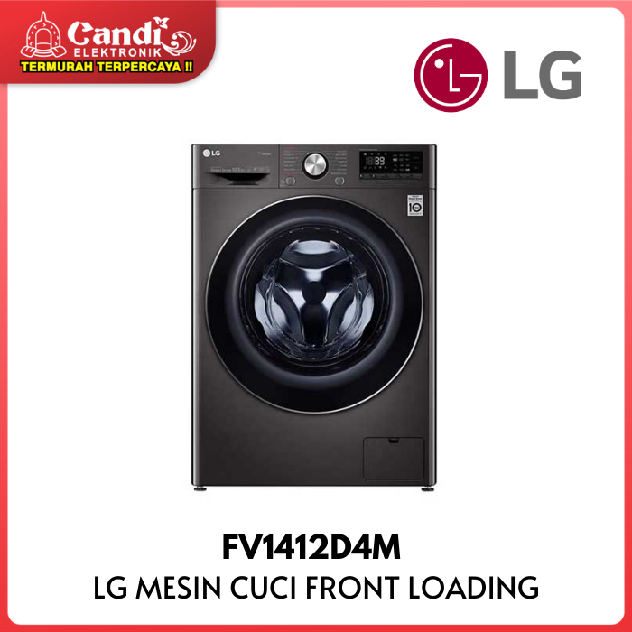 LG Mesin Cuci Front Loading Kapasitas 12 KG FV1412D4M